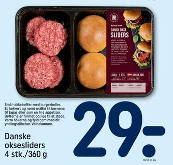 REMA 1000 Danske oksesliders tilbud