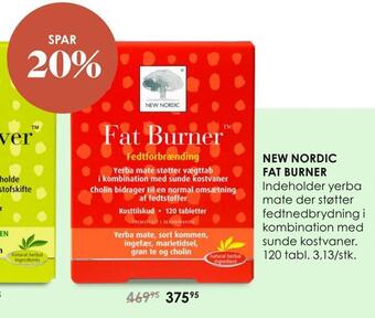 Matas New nordic fat burner tilbud