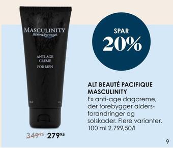 Matas Alt beauté pacifique masculinity tilbud