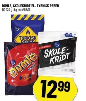 Løvbjerg DUMLE, SKOLEKRIDT EL. TYRKISK PEBER tilbud