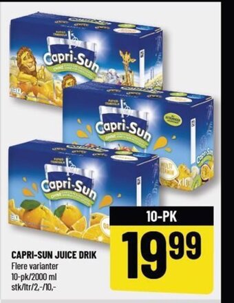 Løvbjerg CAPRI-SUN JUICE DRIK tilbud