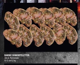 Løvbjerg DANSKE SVINEKOTELETTER Alm el. Marinerede 10-12 stk/1,2 kg tilbud