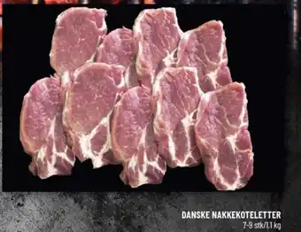 Løvbjerg DANSKE NAKKEKOTELETTER 7-9 stk/1,1 kg tilbud