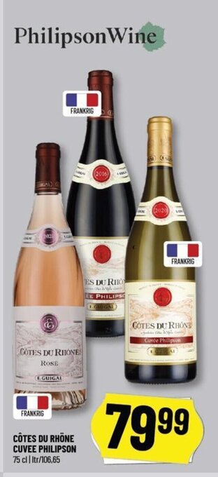 Løvbjerg CÔTES DU RHÖNE CUVEE PHILIPSON 75 cl tilbud