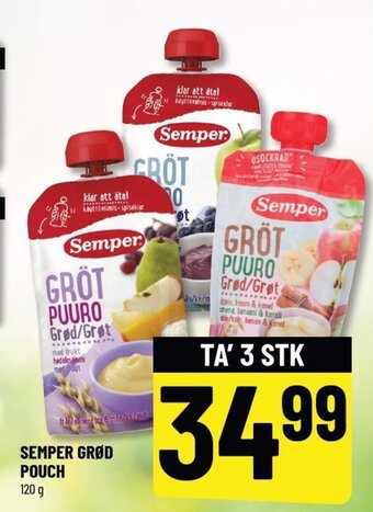 Løvbjerg SEMPER GRØD POUCH 120 g tilbud