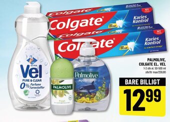 PALMOLIVE, COLGATE EL. VEL