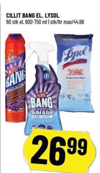 Løvbjerg CILLIT BANG EL. LYSOL tilbud