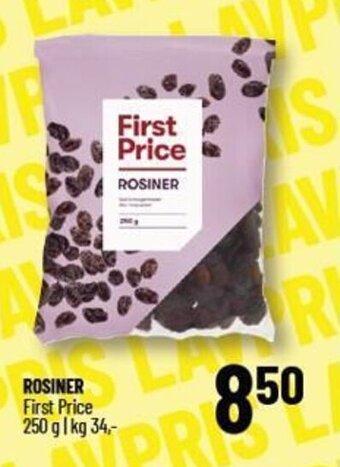 ROSINER First Price
