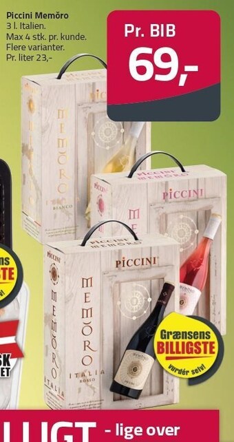 Fleggaard Piccini memôro 3 l. tilbud