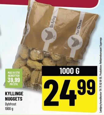 Løvbjerg KYLLINGE NUGGETS tilbud