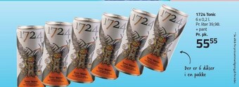 Fleggaard 1724 tonic 6 x 0,2 l. tilbud