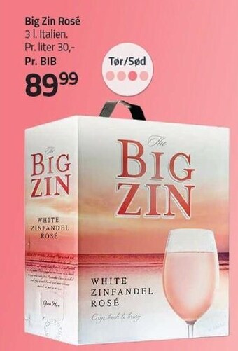 Big zin rosé 3 l.
