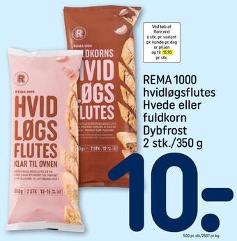 REMA 1000 Rema 1000 hvidløgsflutes hvede eller fuldkorn tilbud