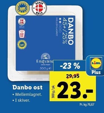 Lidl Danbo ost tilbud