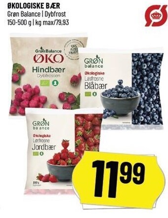 Grøn balance økologiske bær