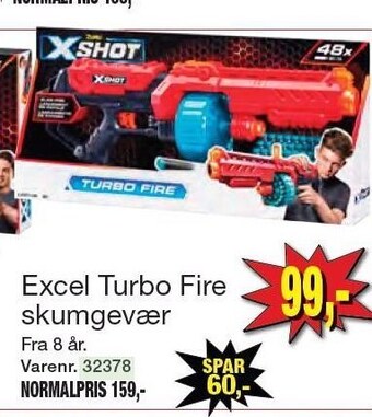 Excel turbo fire skumgevær