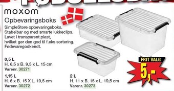 Harald Nyborg Moxom opbevaringsboks tilbud