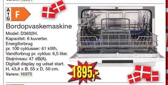 Harald Nyborg Bordopvaskemaskine tilbud