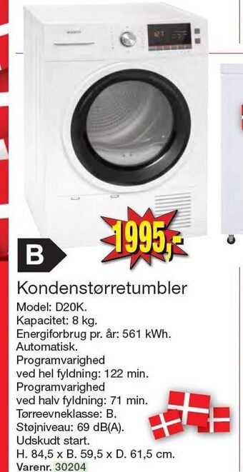 Harald Nyborg Kondenstørretumbler tilbud
