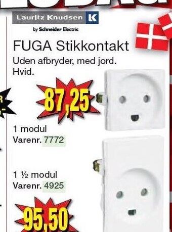 Harald Nyborg Fuga stikkontakt tilbud