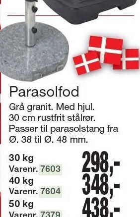 Harald Nyborg Parasolfod tilbud
