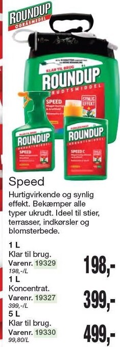 Roundup speed