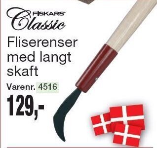 Harald Nyborg Fiskars classic fliserenser med langt skaft tilbud