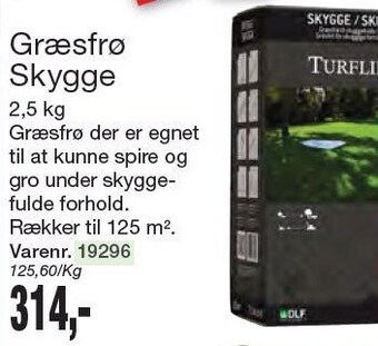 Harald Nyborg Turfline græsfrø skygge tilbud
