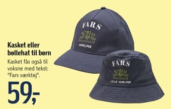 Føtex Kasket eller bøllehat til børn tilbud