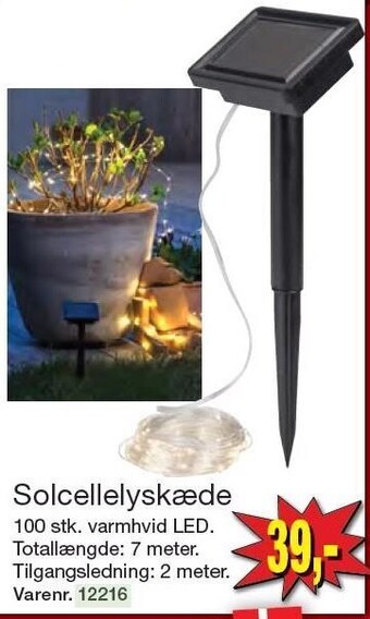 Harald Nyborg Solcellelyskæde tilbud