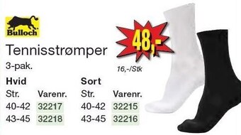 Harald Nyborg Bulloch tennisstrømper tilbud