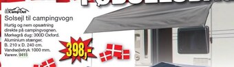 Harald Nyborg Campout solsejl til campingvogn tilbud