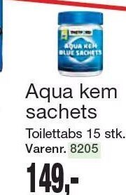 Harald Nyborg Aqua kem sachets tilbud