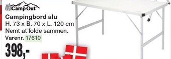 Harald Nyborg Campingbord alu tilbud