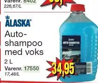 Harald Nyborg Alaska auto-shampoo med voks tilbud