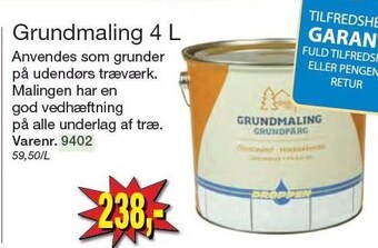 Harald Nyborg Grundmaling 4 l tilbud