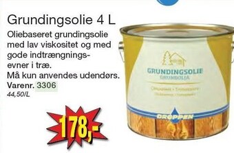 Harald Nyborg Grundingsolie 4 l tilbud