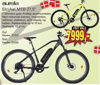 Harald Nyborg Aurelia elcykel mtb 27,5 tilbud