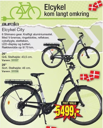 Harald Nyborg Aurelia elcykel city tilbud
