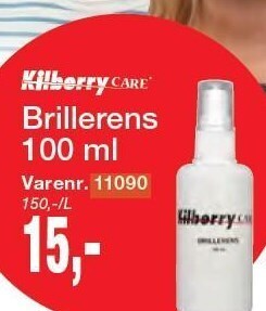 Kilberry care brillerens 100 ml