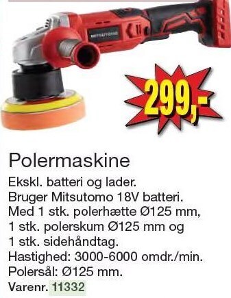Harald Nyborg Polermaskine tilbud