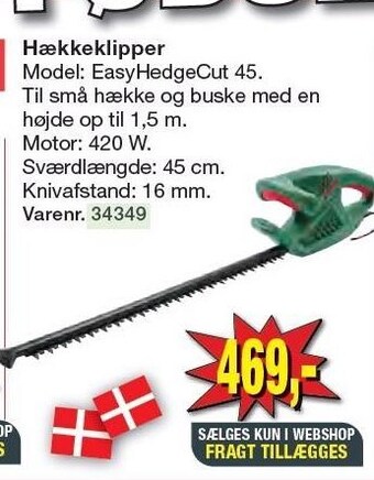 Harald Nyborg Hækkeklipper tilbud
