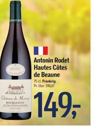 Føtex Antonin Rodet Hautes Côtes de Beaune tilbud