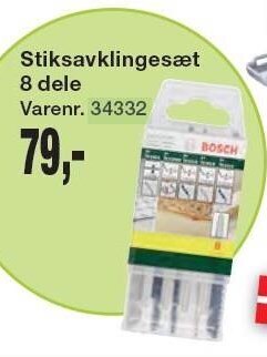 Harald Nyborg Stiksavklingesæt 8 dele tilbud