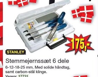 Harald Nyborg Stanley stemmejernssæt 6 dele tilbud