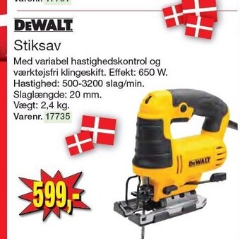 Harald Nyborg Dewalt stiksav tilbud