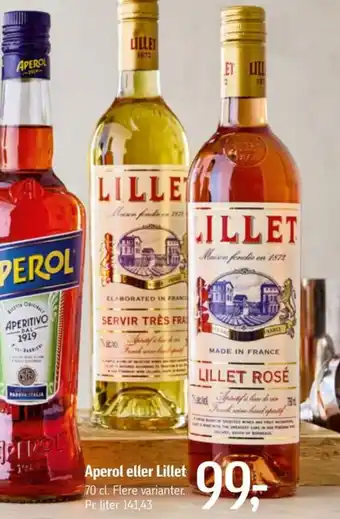 Føtex Aperol eller Lillet tilbud