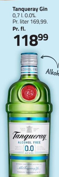 Fleggaard Tanqueray Gin tilbud
