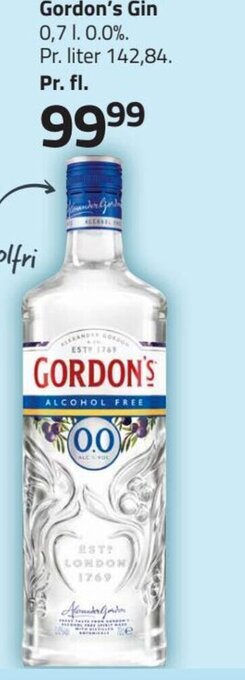 Fleggaard Gordon's Gin tilbud