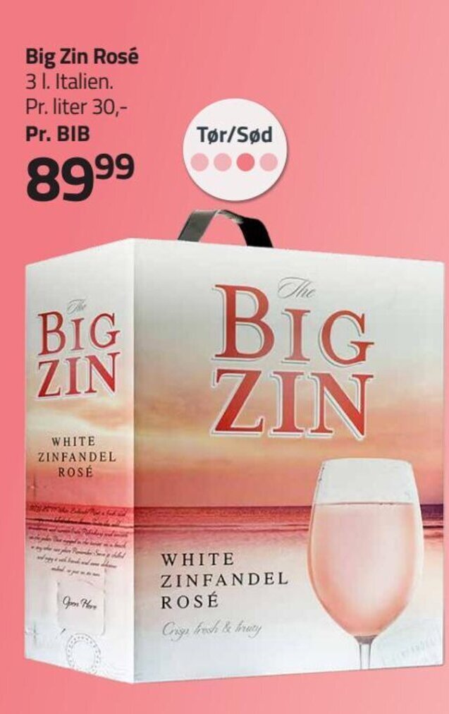 Fleggaard Big Zin Rosé tilbud